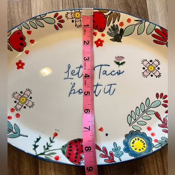 Ceramic serving platter dish NWOT - Picture 8 of 8